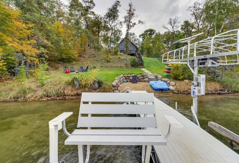 Pequot Lakes Retreat W/ Beach + Fire Pit!