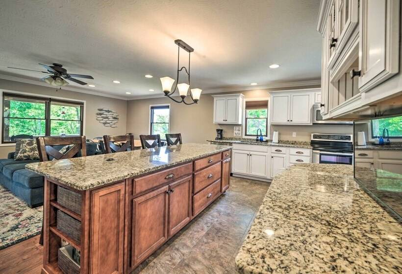 Lakefront  Rest Ashored  Home W/ Private Dock!
