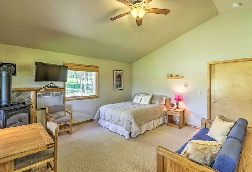 40acre Trego Resort Cabin W/ Lake & Trails!