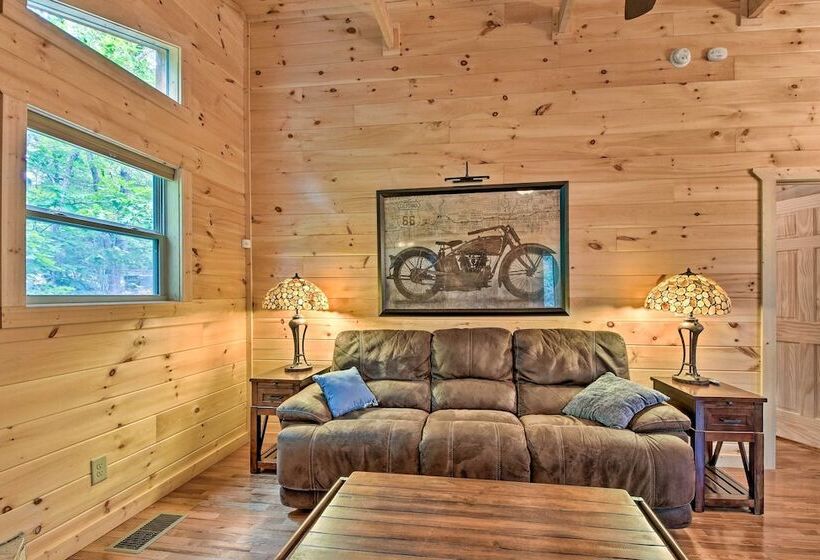 Custom Mtn Cabin By Hiking/motorcycle Routes!