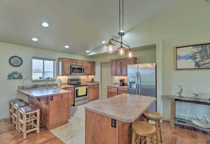 Columbia Falls Home W/ 1 Acre Yard & Views!