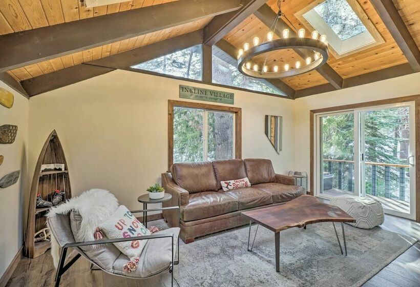 Incline Village Cabin W/ Patio: 2 Mi To Beach!