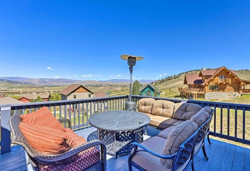 Ski + Bike: Home W/ Deck & Hot Tub In Granby!