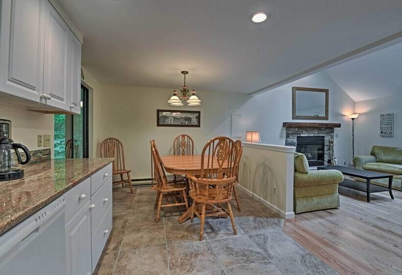 Deck & Fire Pit: Pocono Lake Home Near Skiing!