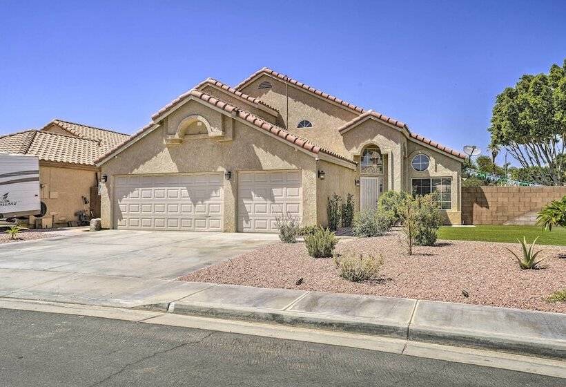 Home W/ Private Pool & Game Room In Indio!
