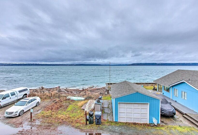 Tacoma  Dash Point Beach Cabin  W/ Balcony!