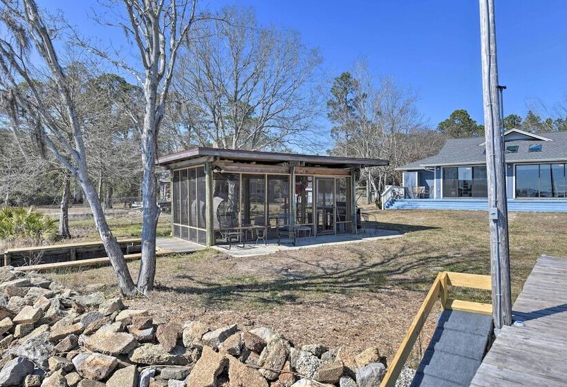 Updated Waterfront Escape W/ Dock & Fire Pit