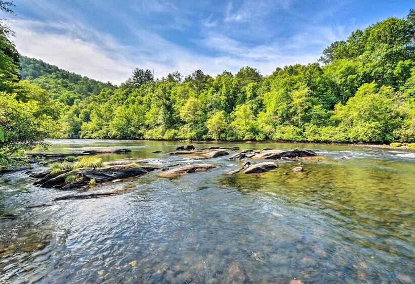 Waterfront Hayesville Home W/ Kayaks & River Views