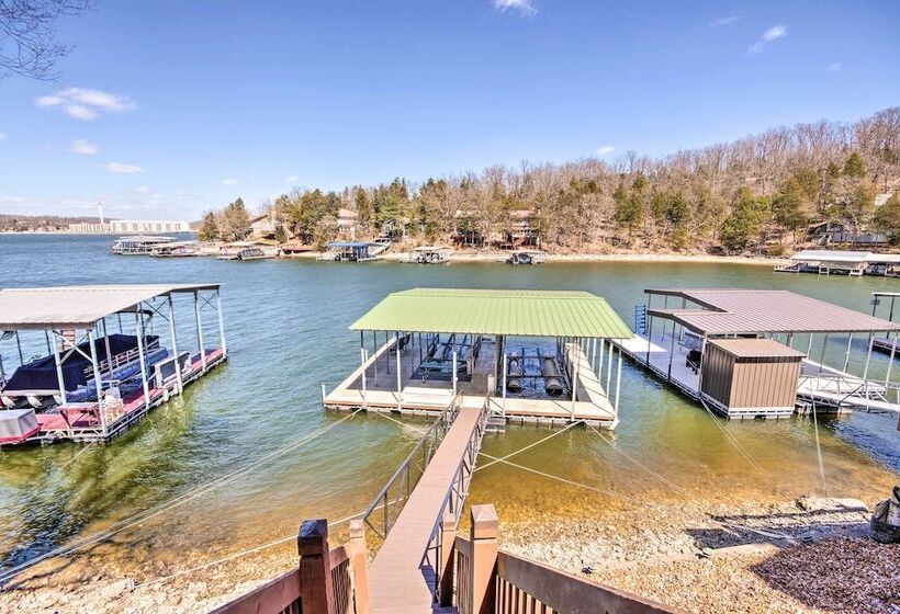 Private Boat Dock: Bright Lake Ozark Home!
