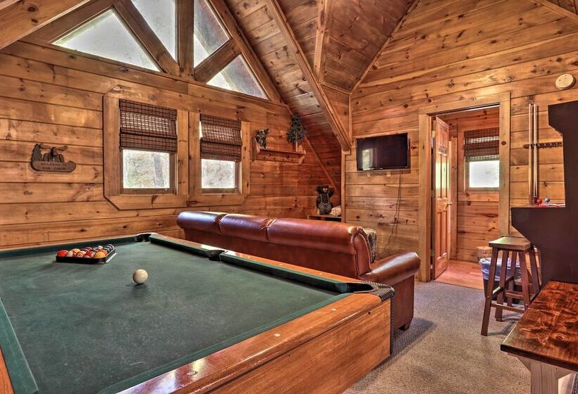 Smoky Mountain Log Cabin: 7 Mi To Gatlinburg!