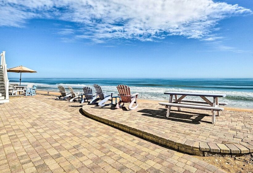 Flagler Beach Oceanfront Haven W/ Hot Tub!
