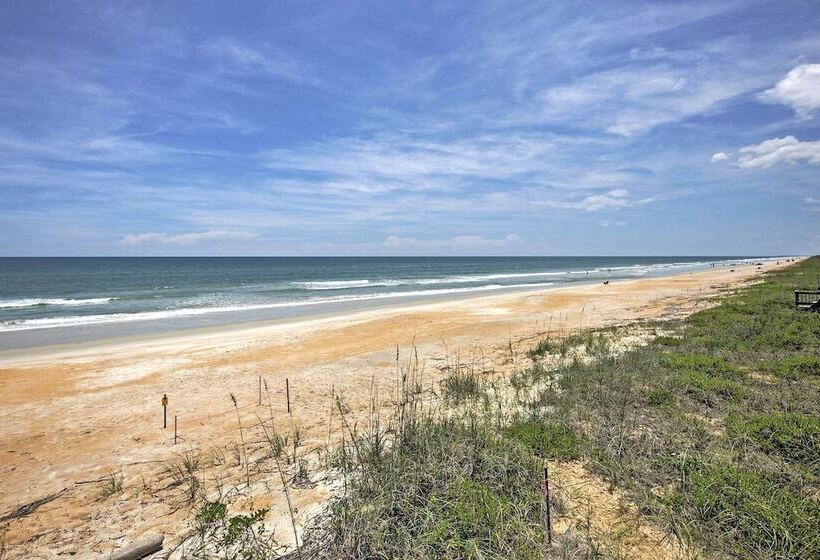 Oceanfront Oasis In Flagler Beach W/ Deck & Views!