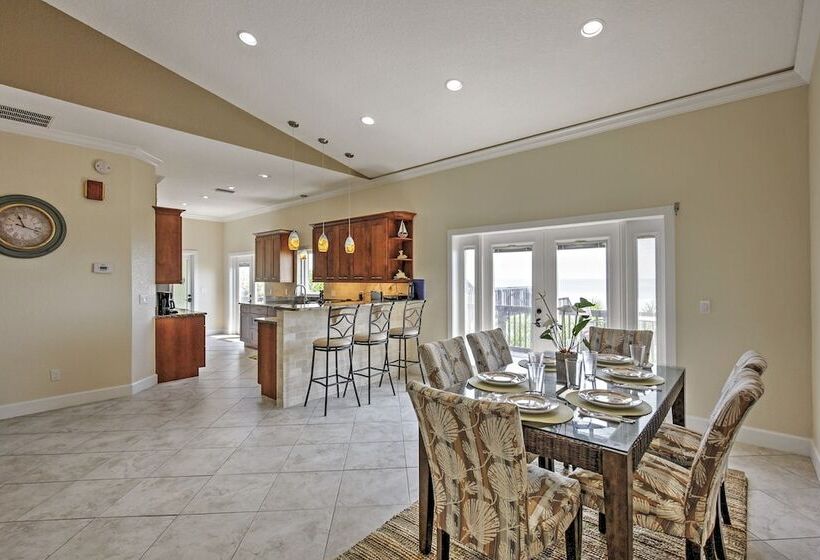 Oceanfront Oasis In Flagler Beach W/ Deck & Views!