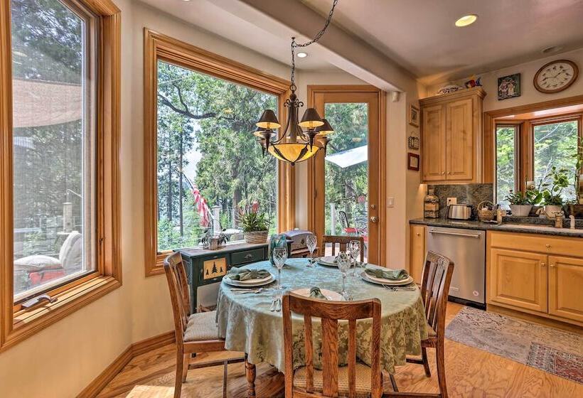 Waterfront Lake Arrowhead Home W/ View & Game Room
