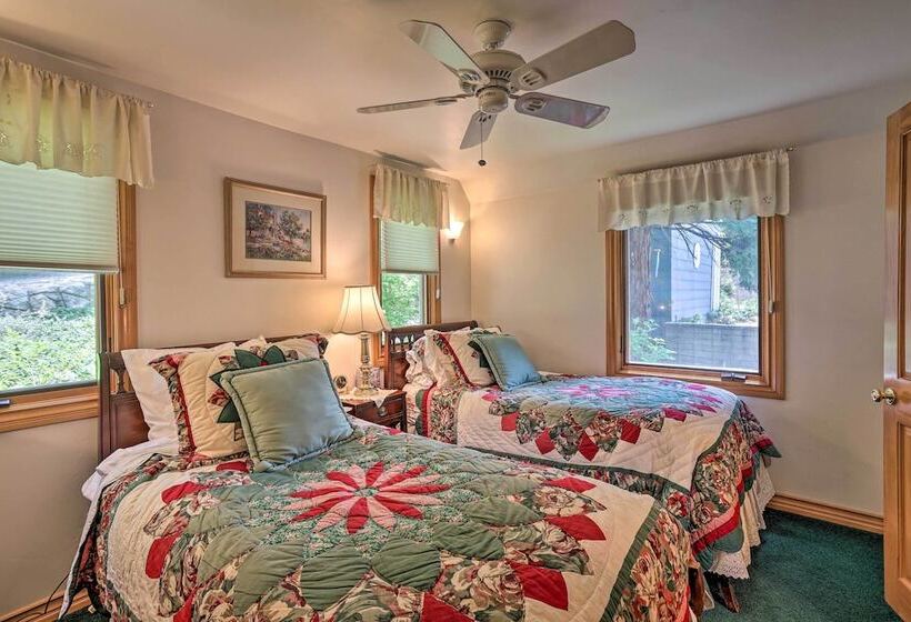 Waterfront Lake Arrowhead Home W/ View & Game Room