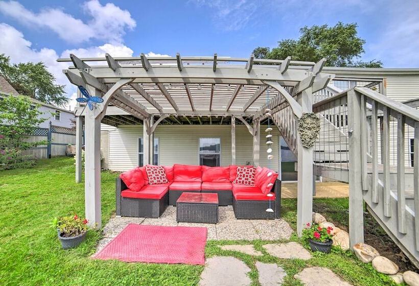 Waterfront Michigan Center Home W/ Boat Dock!