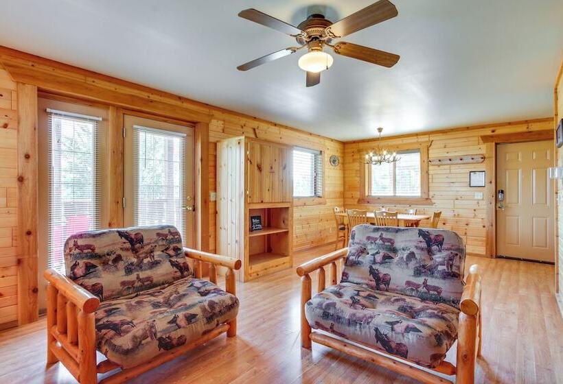 Cozy Three Bears Resort Cabin W/ Deck In Warrens!