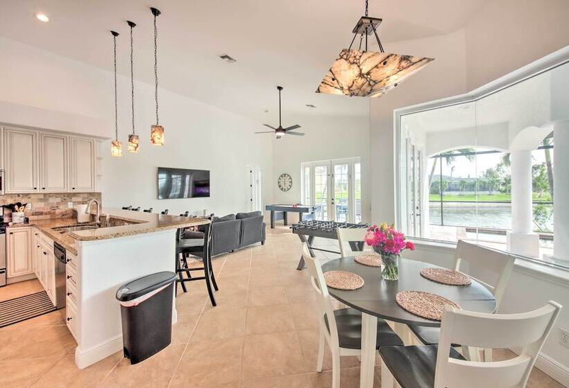 On Canal: Luxe Cape Coral Oasis W/ Pool & Lanai!