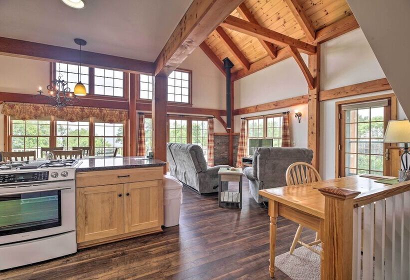 Waterfront Home W/ Dock & Beach On Lake Champlain!