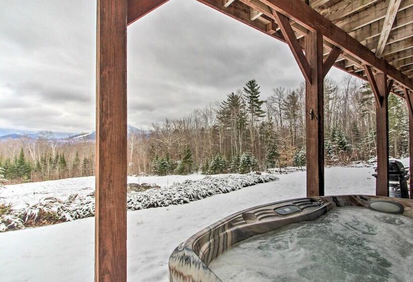 Architect Designed Franconia Home: Hot Tub & Views
