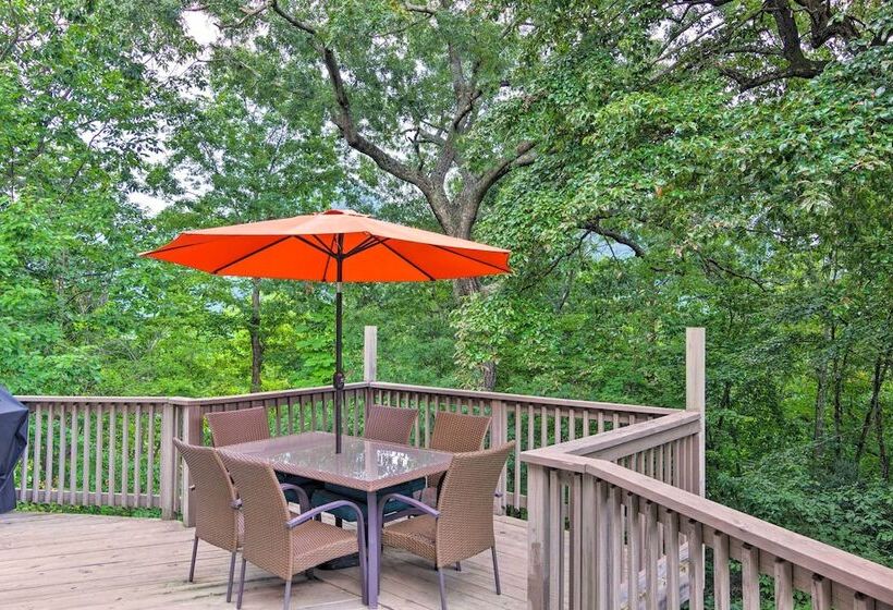 Luxe Rumbling Bald Home W/ Deck & Mountain View