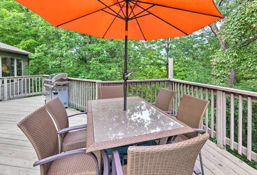 Luxe Rumbling Bald Home W/ Deck & Mountain View