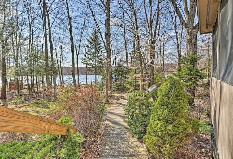 Pocono Lake Paradise W/ Private Beach & Dock!