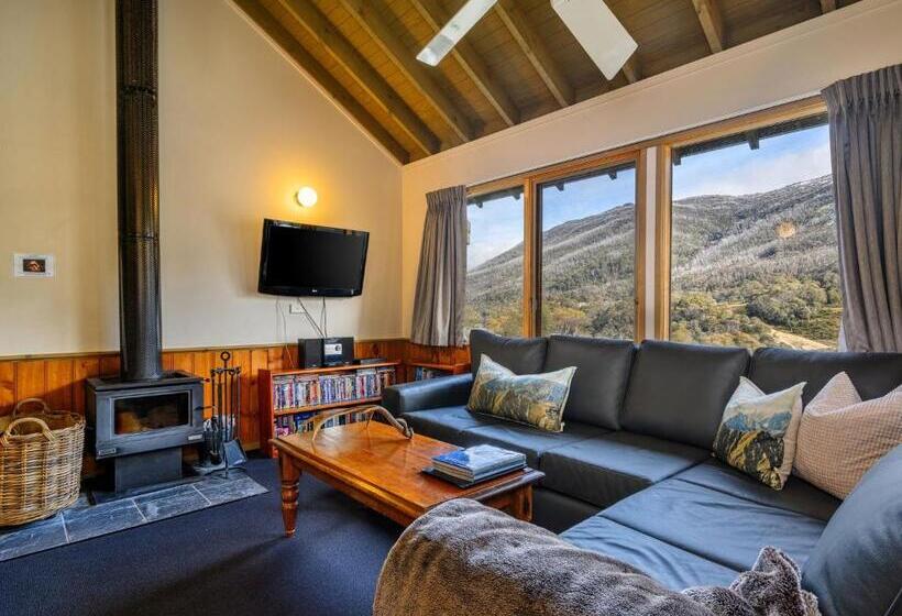 فندق Banjo 5 Two Bedroom And Loft With Alpine Views And Fireplace
