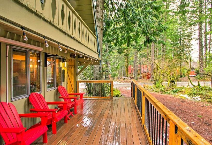 Cozy A Frame W/ Hot Tub, Fire Pit, & Fireplace!