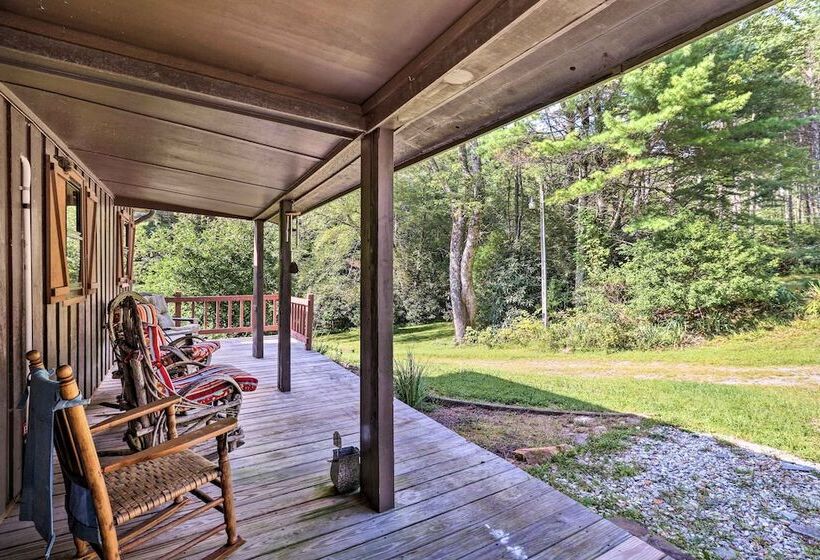 Rustic Cabin W/ Patio & Pond On Blue Ridge Parkway