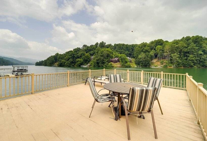 Lakefront Butler Retreat W/ Hot Tub & Dock!