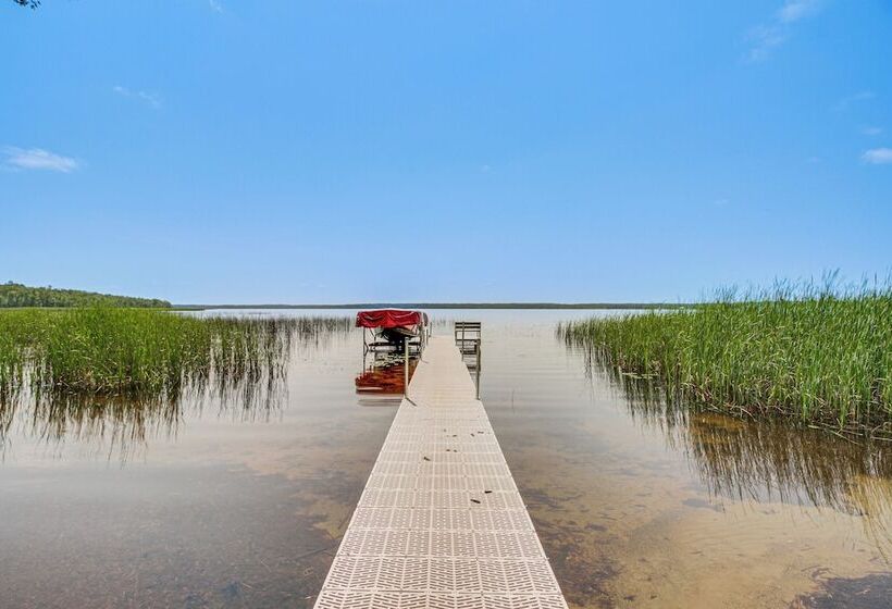 Quiet Lakefront Grand Rapids Cabin On 5 Acres