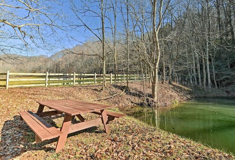 Secluded Marshall Cottage: Hot Tub + Mountain View