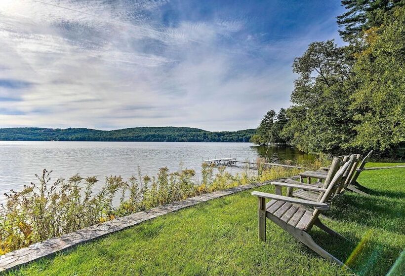 Stunning Vermont Cabin W/ Private Lake Access