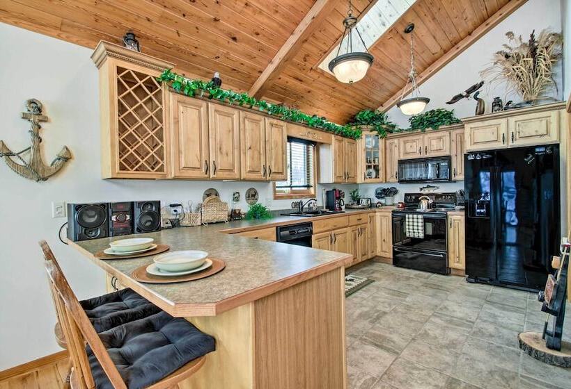Waubun Lake Cabin W/ Private Dock + Fire Pit!