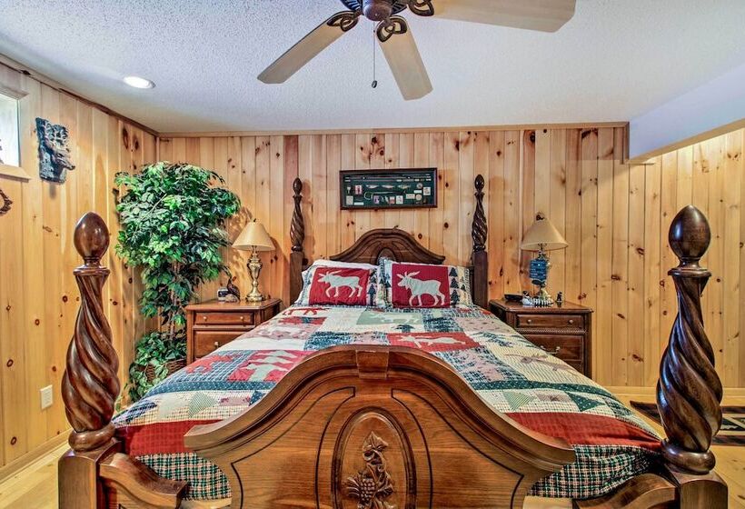 Waubun Lake Cabin W/ Private Dock + Fire Pit!