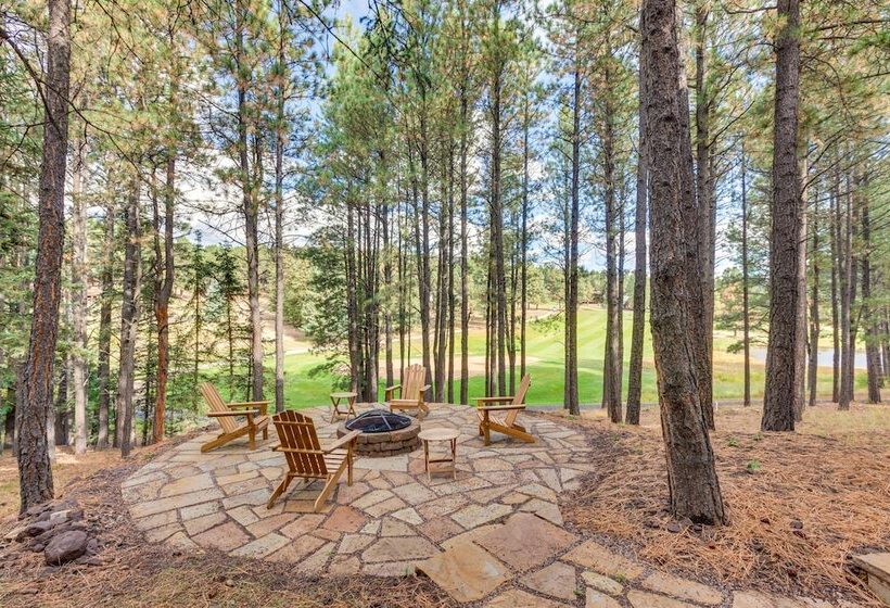 Cozy Angel Fire Escape W/ Golf Course Views!