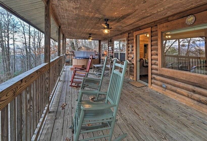Cozy Deer Glen  Cabin W/ Private Hot Tub & Porch!