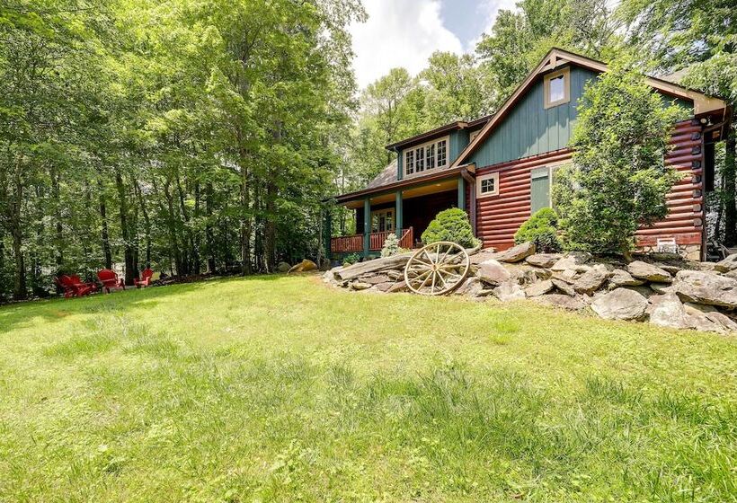 Hilltop Hideaway  Cabin W/ Porch + Fire Pit!