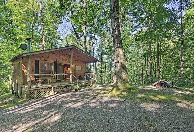 Pisgah Forest  The Oak  Cabin W/deck By Creek