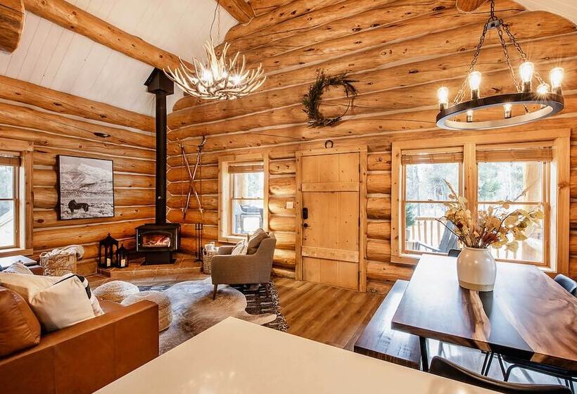 Remodeled Fairplay Log Cabin W/ Sauna + Loft!