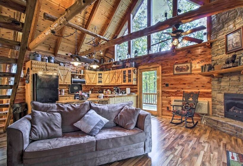 Macks Creek Cabin On 30 Acres W/ Dock & Watercraft