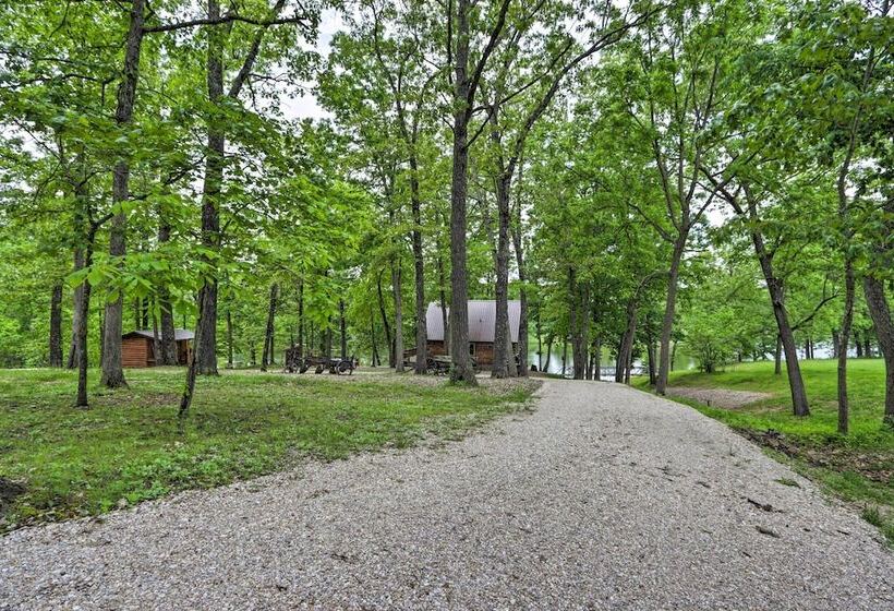 Macks Creek Cabin On 30 Acres W/ Dock & Watercraft