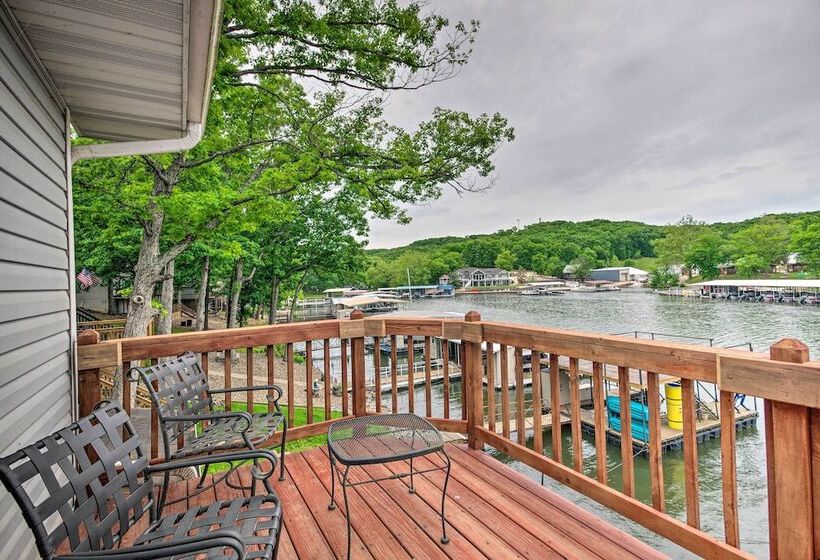 Waterfront Lake Ozark Home W/ Decks, Fire Pit