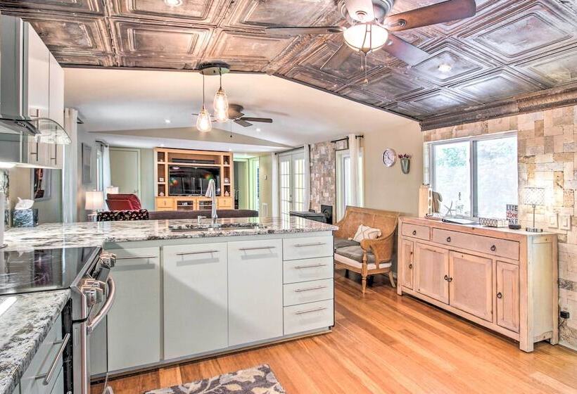 Cheery Swansea Home On Calmont Pond W/ Dock!