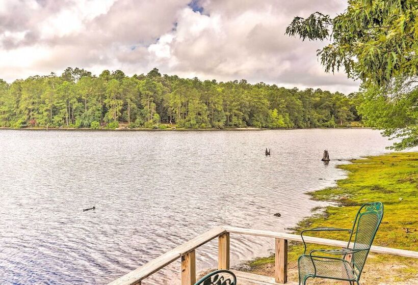 Cheery Swansea Home On Calmont Pond W/ Dock!