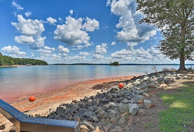 Chic House W/ Private Dock On Lake Hartwell!