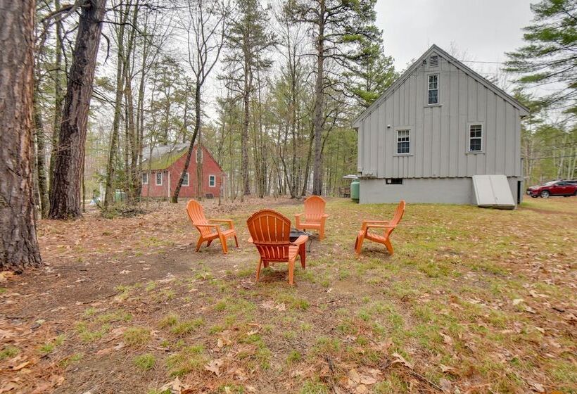 Center Ossipee Cabin W/ Game Room & Fire Pit!