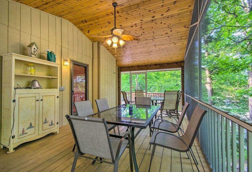 Private Boat Dock: Lakefront Eldon Home!
