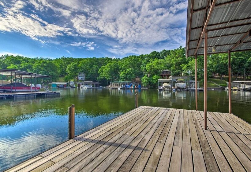 Private Boat Dock: Lakefront Eldon Home!